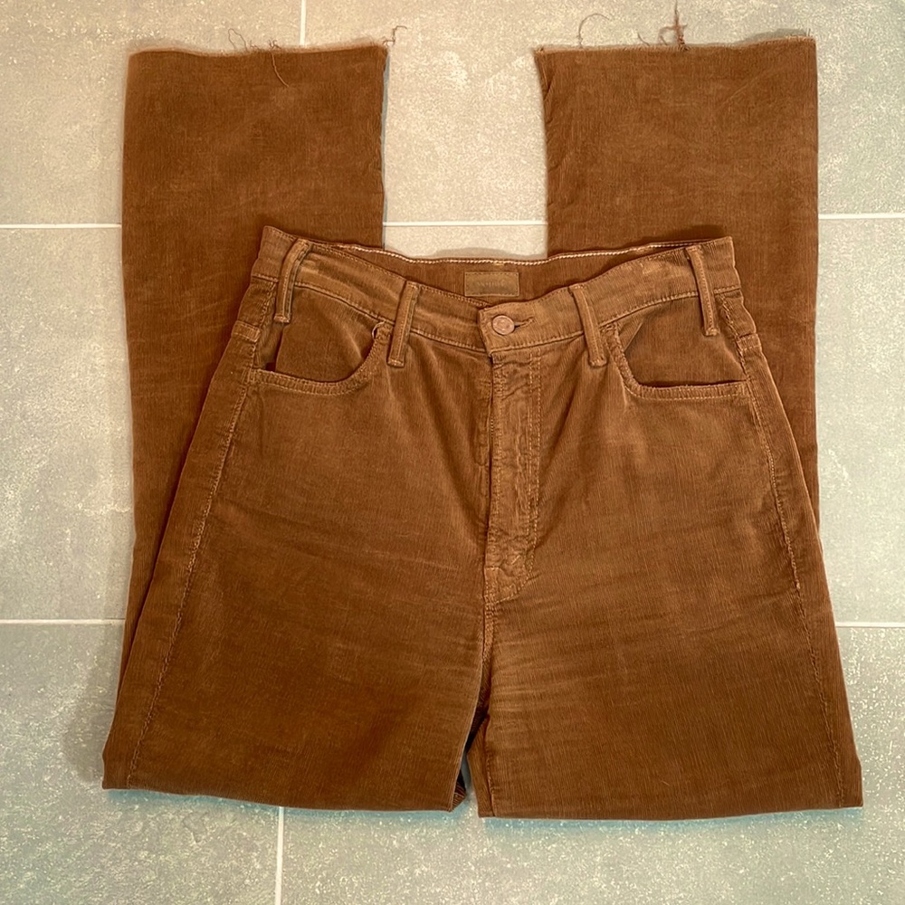 Mother Hustler Ankle Fray Jeans Sz 28